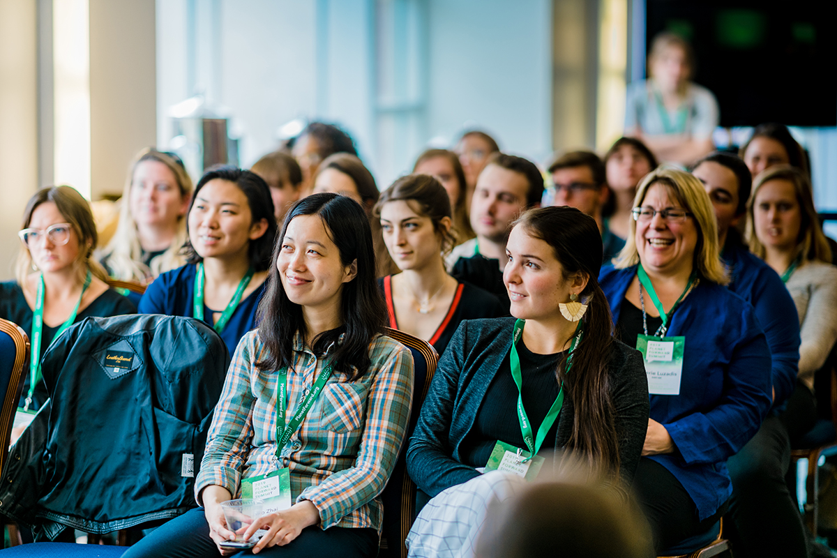 A large group attended the women in STEM breakout session.